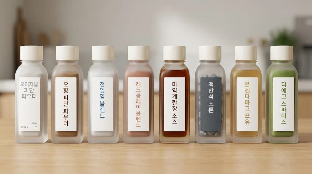 Thousand Years 8가지 잉크병 리필 시스템